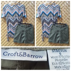 🔥2/$15🔥 2 piece skort and tunic top bundle